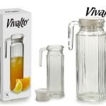 Lasikannu 1 L + kansi, neliö