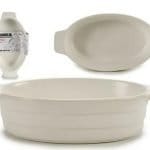 Uuni-/Tarjoiluvuoka ovaali 19x10,5x4,7 cm valkoine